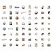 100Pcs Germany Stickers Small for Luggage, Water Bottle - Germany Party Supplies- German Stickers - Gift for Women & Men