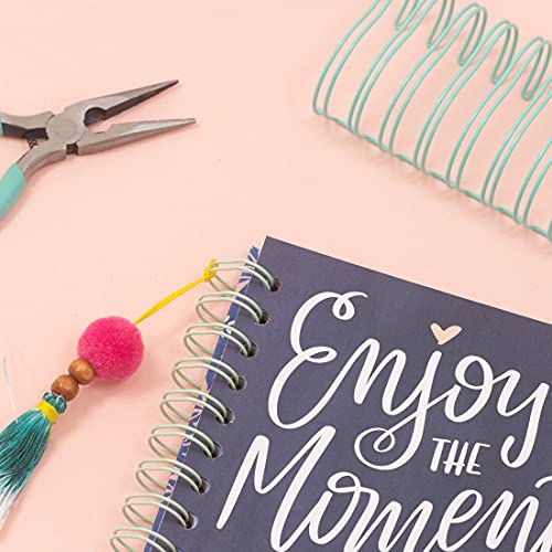 Craftelier - Set mit 2 Doppelringbindern für Alben, Notizbücher, Agenden oder Kalender | Ideal für Scrapbooking- und Bastelprojekte | Ø 1,90 cm (0.75) - Farbe Bronze