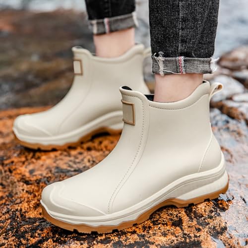 Bottines en caoutchouc imperméables et légères avec semelle antidérapante - 2