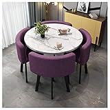 Caractéristiques de la table et de la chaise : L'épaisseur du plateau de la table est de 25 mm. Les pieds de table en métal sablé et peint sont épaissis et peuvent supporter une charge de 400 kg.
