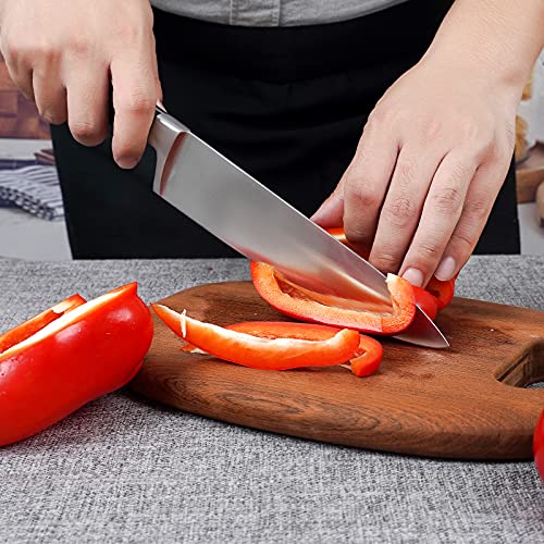 Foto von SanCook Messerset Küchenmesser Sets, Professionelle Messer Sets-5 Stück ultrascharfe Küchenmesser, Edelstahlmesser mit hohem Carbon Edelstahl-Messer mit Messer und ergonomischen Griff