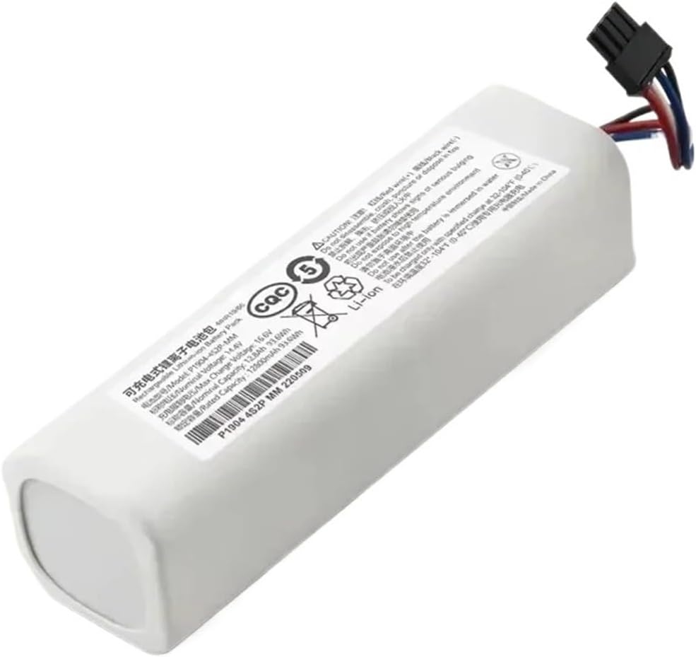 Compatible for Dreame F9 Replaceable Robot Vacuum Cleaner Battery for D9 L10 Pro Plus RLS3 RLS5 RLS5L RLS5D Accessories Sweeping Robot Battery(5200mAh)