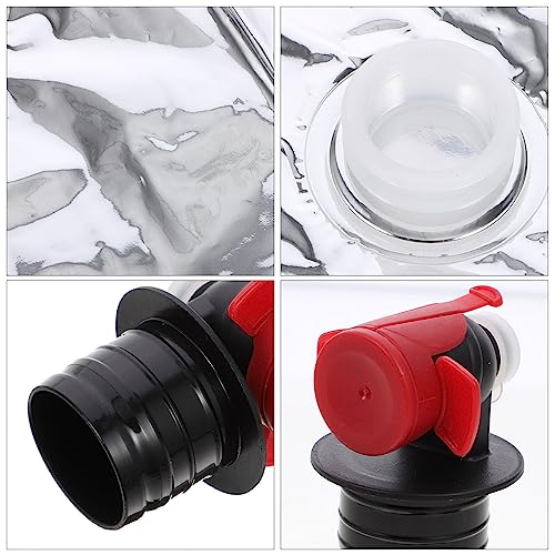Scicalife Lot de 10 sacs de rechange réutilisables et rechargeables avec bec verseur pour bouteilles de vin, jus de fruits, voyage en plein air – vue 4