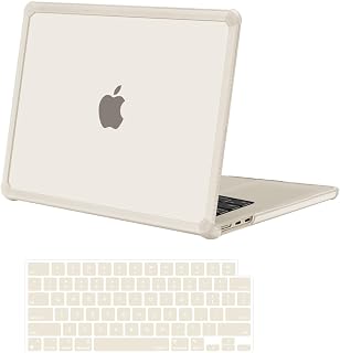 MOSISO Compatible with MacBook Air 15 inch Case M5 2026 M4 M3 M2 2025-2023