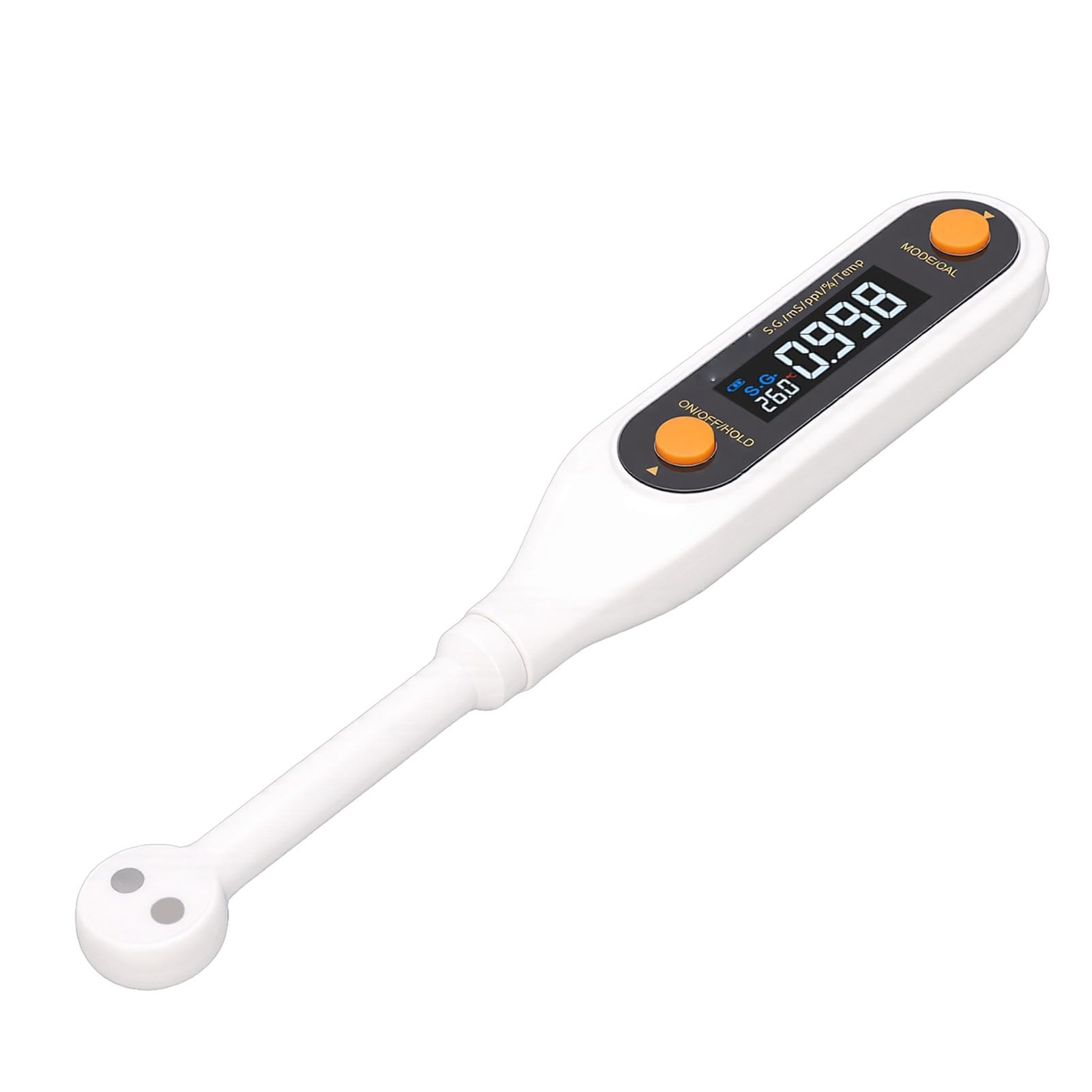 Naroote Tester Digitale di Salinità Alimentare 5 in 1, Misuratore Elettronico di Salinità da Cucine, Supporta La Misurazione di Tds, Ec, S. Temperatura, per Zuppe di Carne