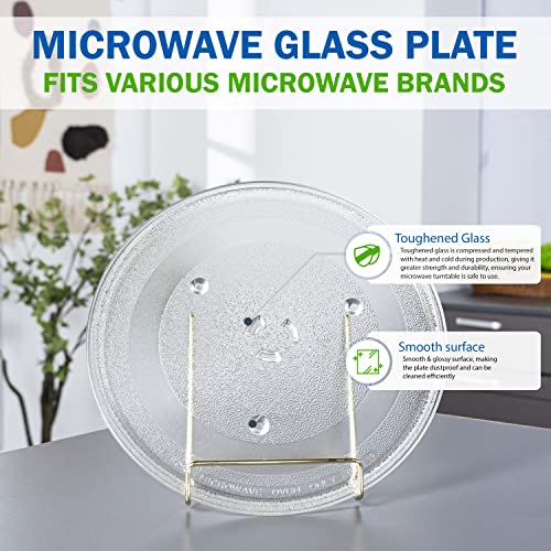Microwave Plate Replacement For Ge Wb49X10097 11.25" Samsung De74-20102B Microwave Glass Turntable Tray 11 1/4" Inches #TOP1