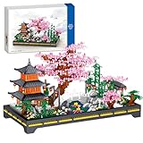 Construcción modular estable: los ladrillos ABS de alta calidad proporcionan conexiones sólidas y durabilidad estructural. Excelente para combinar paisajes miniaturizados de jardín zen con conjuntos de ladrillos modulares de casas de árbol moradas, asegurando una estabilidad duradera de la pantalla en escritorios o estantes.