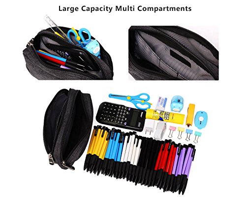 Large Pencil Pouch For Boys School Supplies Big Capacity Pencil Case Pen Bag Box Aesthetic With Zippers Office Storage Organizer Stationary For Teen Girls Kids Women College Students #TOP1