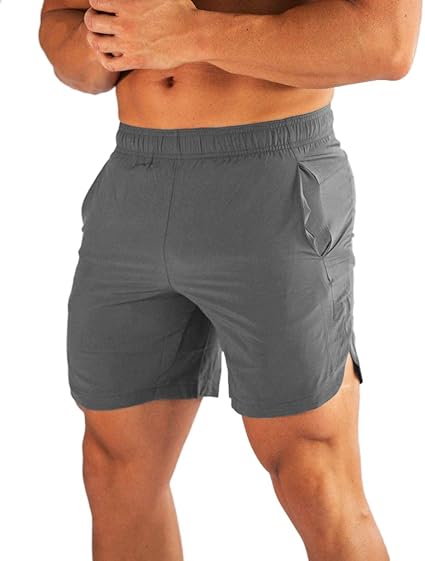 Mens slim workout shorts Clearance