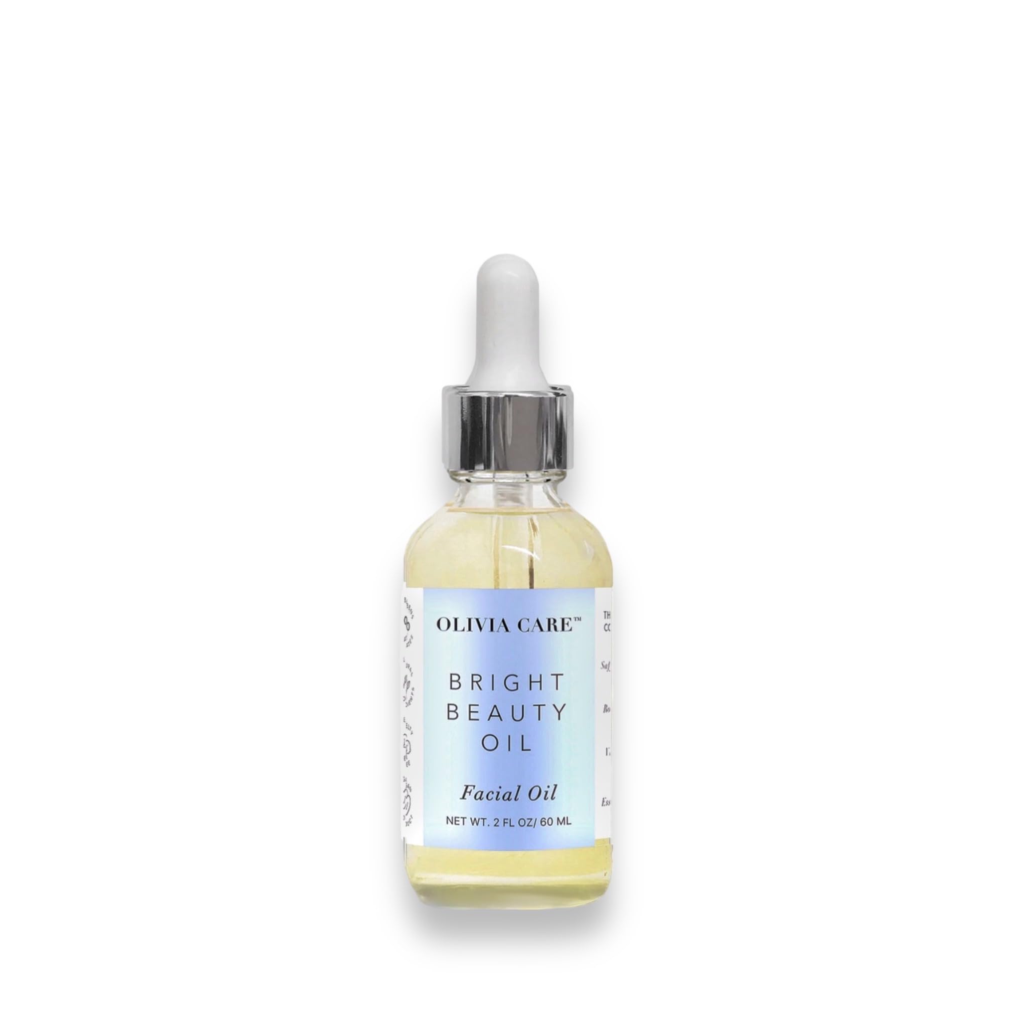 Facial Oil - Jojoba, Safflower, Vitamin E & Lemon Essential Oil | All Natural - Brightening, Calming, Anti-aging & Antioxidants - Remove Wrinkles