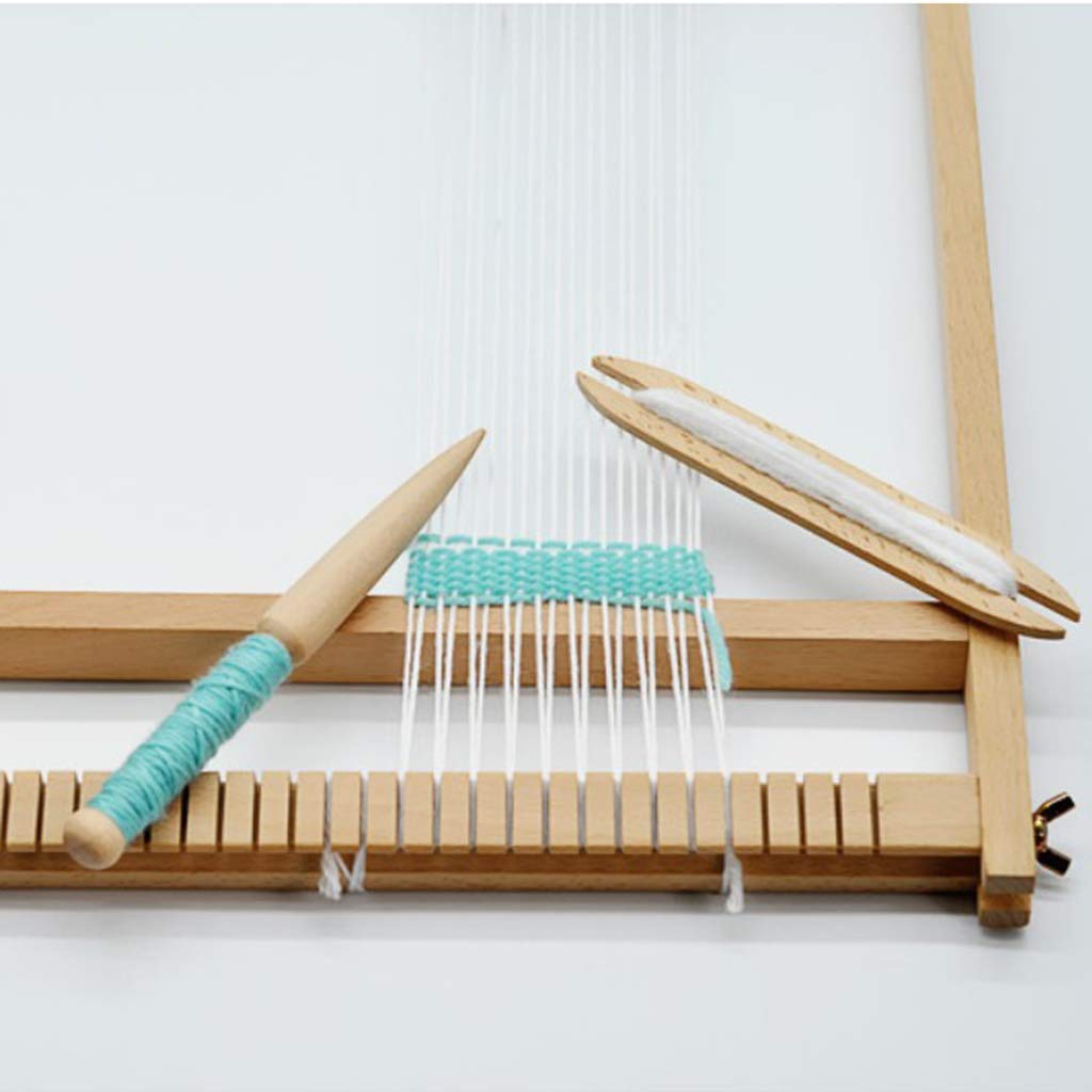 8X Bois Tissage Navette Bâtons Bois Tige Métier à Tisser Pull Approvisionnement Outils à Main