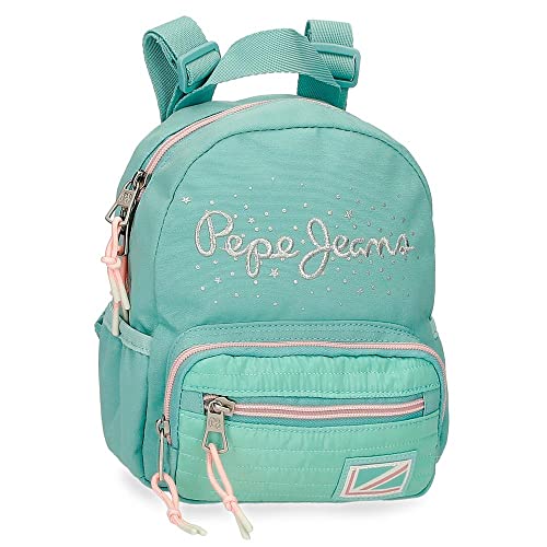 Pepe Jeans Jane, Equipaje Bolsa De Mensajero Niñas, Azul (Blue), Talla Única