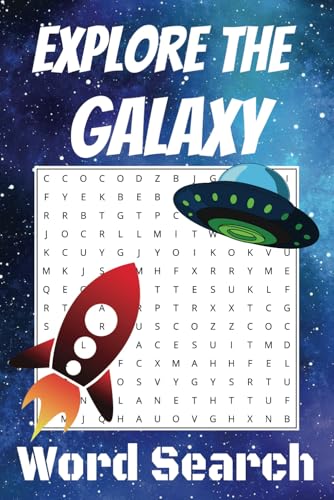 Explore the Galaxy Word Search: Easy to Read Puzzles | 6x9 inches | 55 puzzles