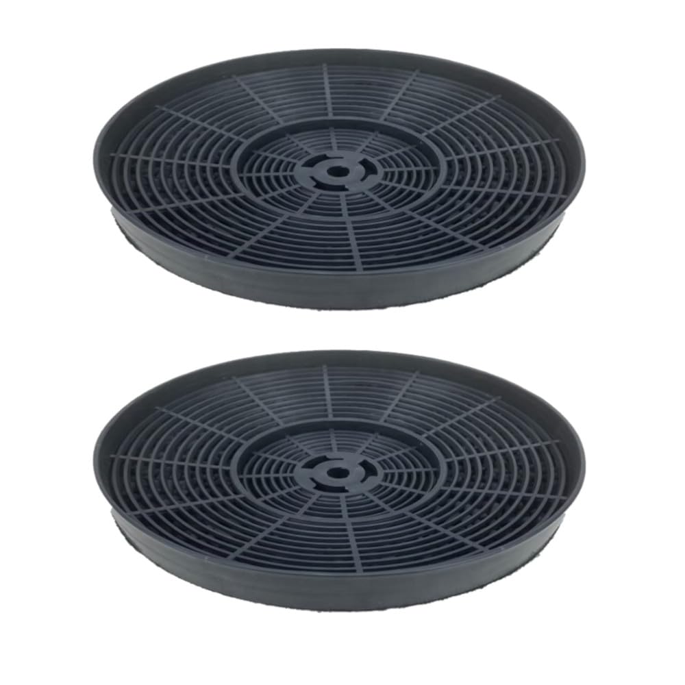 Trade-Shop - 2 filtri ai carboni attivi, 175 mm, compatibili con Respekta CH22010/90SX, CH22010/90W-X, CH22010/90WX, CH22010S-X, CH22010SX, CH22010W-X, CH22010WX