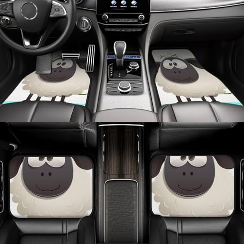 Alfombrillas universales para coche con diseño decorativo exclusivo y base de alta seguridad