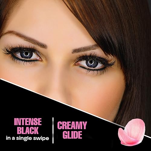 Image of FACESCANADA Fresh Eyes Kajal Stick, 0.35G | With Rose Extracts | 24Hr Waterproof | Suits Sensitive Eyes | Intense Black Matte Finish | Refreshes Tired Eyes | Gentle | Smudgeproof | Vegan (Pack of 2)