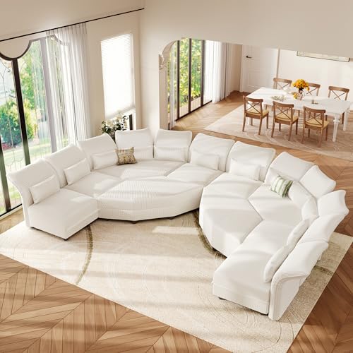 Luxury Sectional Sofa with Recliners