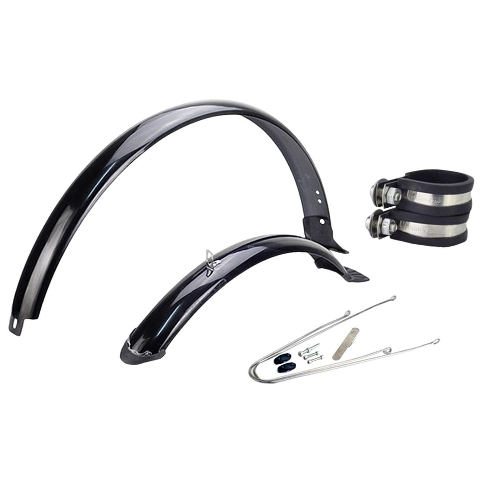 Set di parafanghi impermeabili per mountain bike, facili da staccare, mantengono la bici pulita da pioggia e fango, 27,5 x 1,75, impermeabili contro