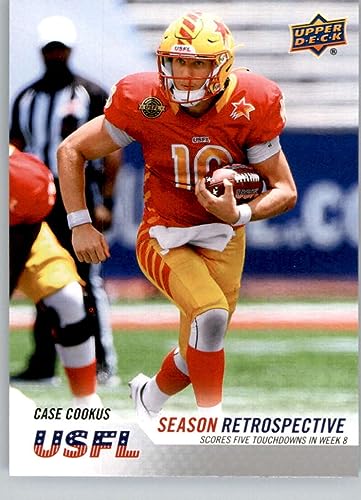 2023 Upper Deck USFL Base #27 Case Cookus Philadelphia Stars Official United States Football League Trading Card in Raw (NM or Better) Condition