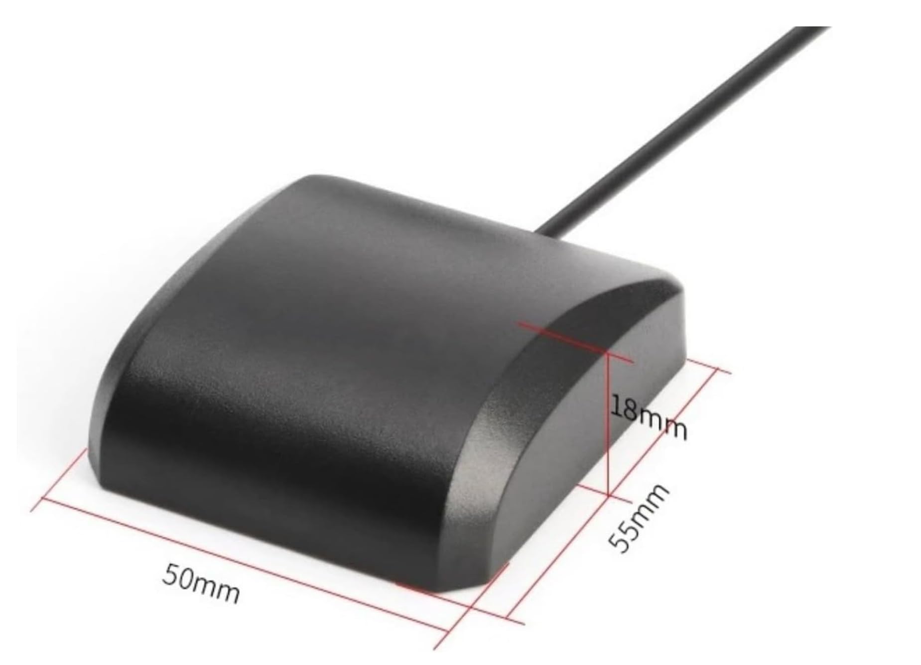 Antenna GPS Attiva per Auto 3 Metri 28dB SMA RG178 Base Magnetica