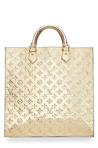 Louis Vuitton, Pre-loved Gold Monogram Miroir Sac Plat, Gold