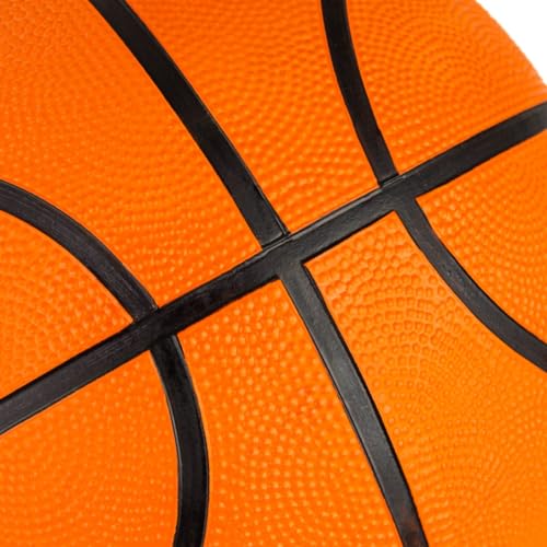 Toyrific Team Basketball Orange Basketball Size 7, Rubber Basketball for Kids and Youth - Image 2