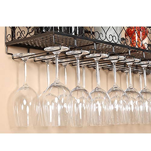 Soporte de vino multifuncional de hierro 30x25 cm miniatura 5