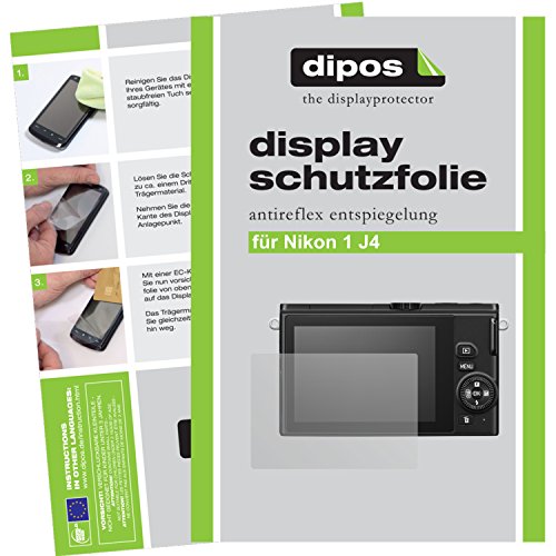 dipos I 6X Protector de Pantalla Mate Compatible con Nikon 1 J4 pelicula Protectora