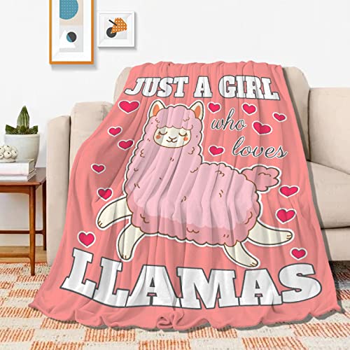 🛒 Crazy Deals Just Girl Loves Llamas Blanket Soft Blankets and Throws Flannel Cozy Lightweight Quilt Gift Perfect for Bed Sofa Couch-120 in x 90 in Extra Large for Family Super Brands Just Girl Loves Llamas Blanket Soft Blankets and Throws Flannel Cozy Lightweight Quilt Gift Perfect for Bed Sofa Couch-120 in x 90 in Extra Large for Family