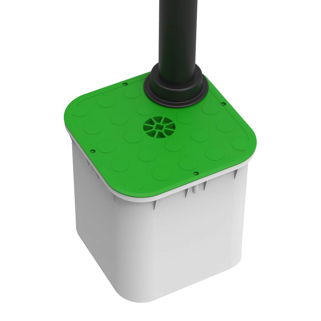 Pozzetto portapalo 25x25 Verde Arnocanali