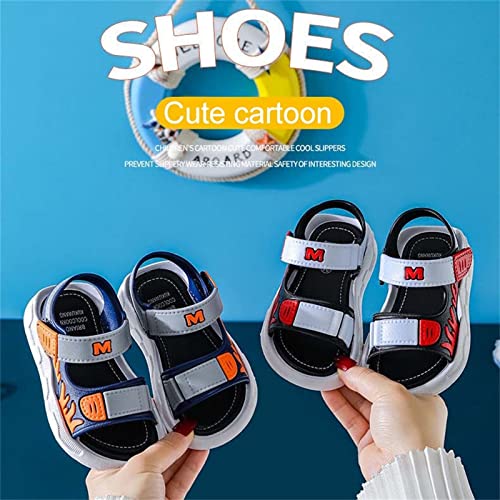 Baby Infant Boy Girl Sandals Summer Sport Crib Shoes Anti-Slip Soft Sole Breathable Sneakers for (Blue, 9.5 Toddler)2