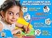 Happy Dueks Stencils for Kids 50 - Piece Set - Kids' Drawing Stencils Craft Kit - A Fun & Educational Toy for Children Ages 3 and Up, Art Kits for Kids - Ideal Birthday Creative Gifts for Boys & Girls