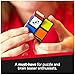 Rubik's Cube, The Official 2x2 Rubik's Cube, Mini Problem-Solving Brain Teaser, Classic Color-Matching Puzzle, Fidget Toy, Sensory Puzzle, Stocking Stuffers for Ages 8 & Up