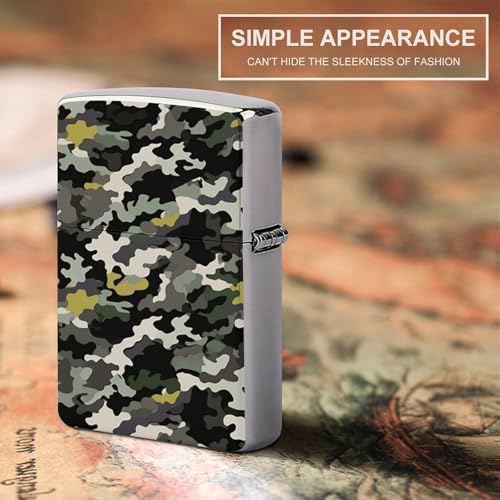 Funda Metálica para Encendedor Abstract Camouflage miniatura 6