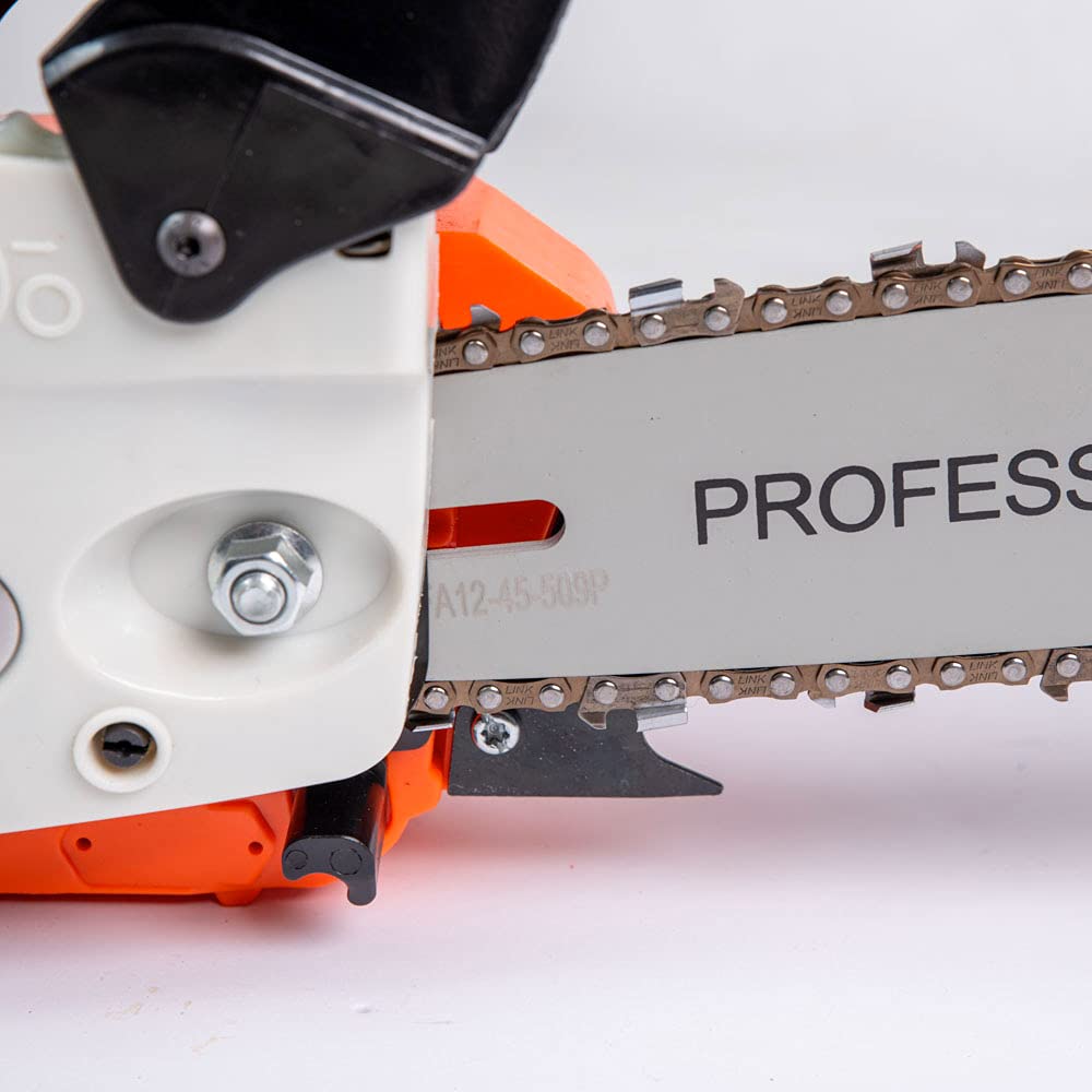 AMC Motosega a scoppio 25cc potatura e taglio professionale 2 tempi con lama lunga di 25 cm kit montaggio incluso tagliasiepi adatto per fai da te o professionisti