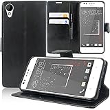 ANNART® Housse Portefeuille Etui Clapet Folio Livre Rabat Support Intégré pour HTC Desire 825/825 Dual SIM - Noir ANNART® Housse Portefeuille Etui Clapet Folio Livre Rabat Support Intégré pour HTC Desire 825/825 Dual SIM - Noir