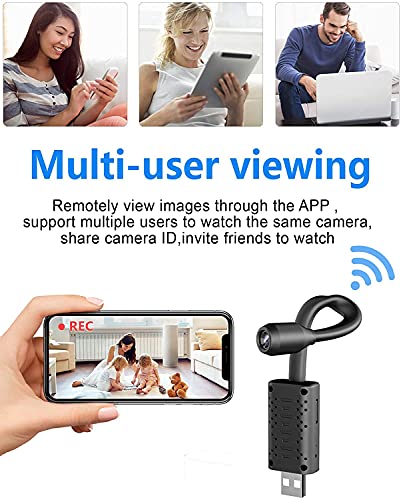 Wireless Wifi Usb Camera,Spy Camera,Wireless Usb Plug Cam,Hd1080P Security Cam,Nanny Cam,Pet Camera,Baby Monitor Camera For Remote Viewing Indoor Video Recorder Motion Activated App Indoor/Outdoor #TOP3