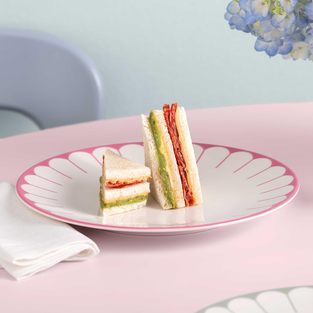 Villeroy & Boch - Fleur cassis talerz płaski różowy, nadaje się do zmywarki i mikrofalówki, talerz do dań głównych, duży talerz, naczynie ceramiczne do sztaplowania, porcelana Premium