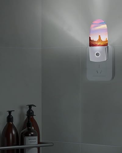 Miniatura 4 de Night Light Plug into Wall, Desert Dreamy Sunset Sundown Sky Natural Sand Building Landscape Night Light for Kids Lamp Dusk to Dawn Automatic Sensor