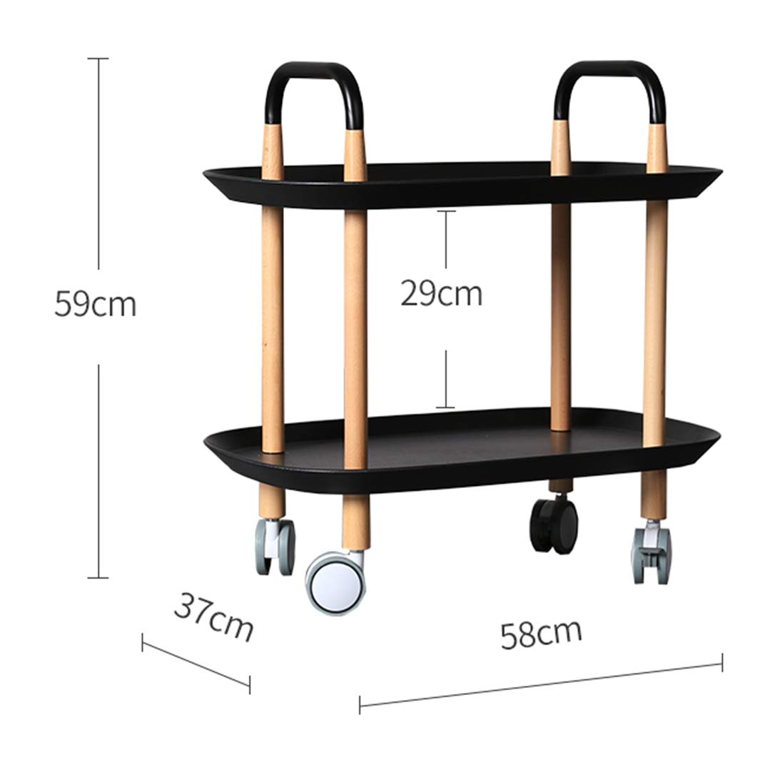 Carrello di servizio con ruote bloccabili Carrello da cucina per un facile spostamento, versatile carrello portaoggetti per tè e sala da pranzo, perfetto per ristoranti, hotel e uso domestico