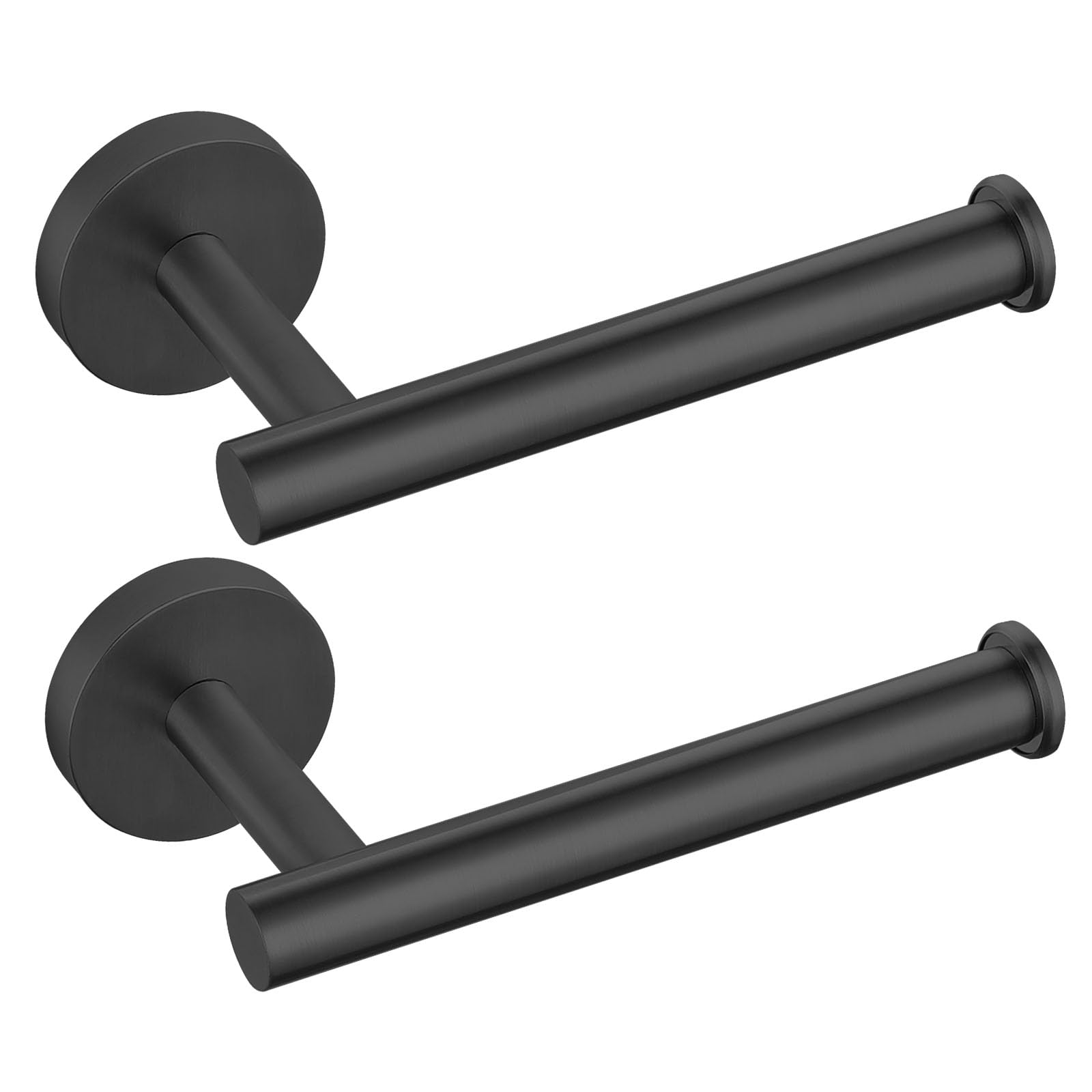 Toilet Paper Holder, Eolax Perforated Roll Holder, Wall Mounted, Set of 2, Stainless Steel