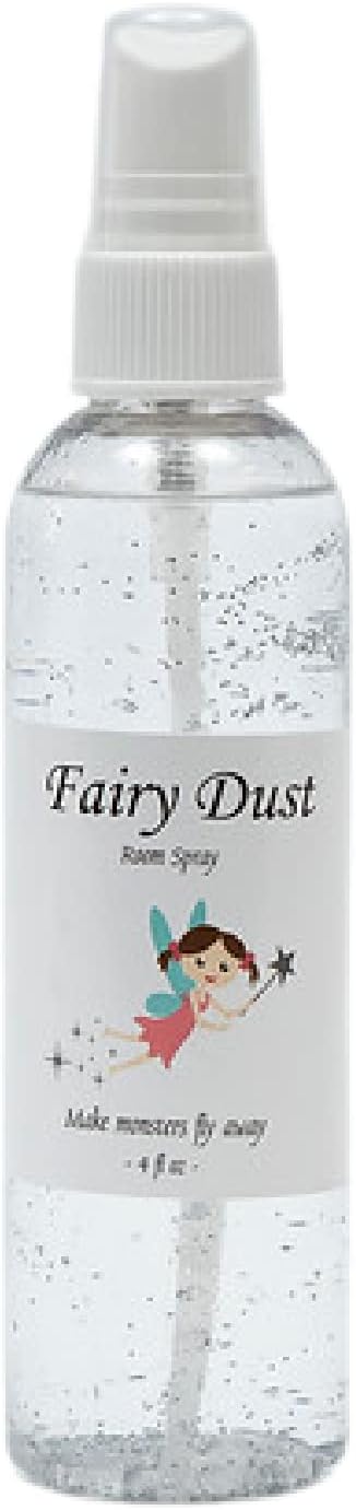 Kids Fairy Dust Room Spray, by La Parea Wellness. Natural Lavender and Rose essential Oils Bedtime Spray for Kids, 4 fl oz