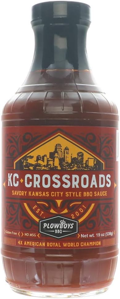 Plowboys Barbeque KC Crossroads BBQ Sauce 19 ounce