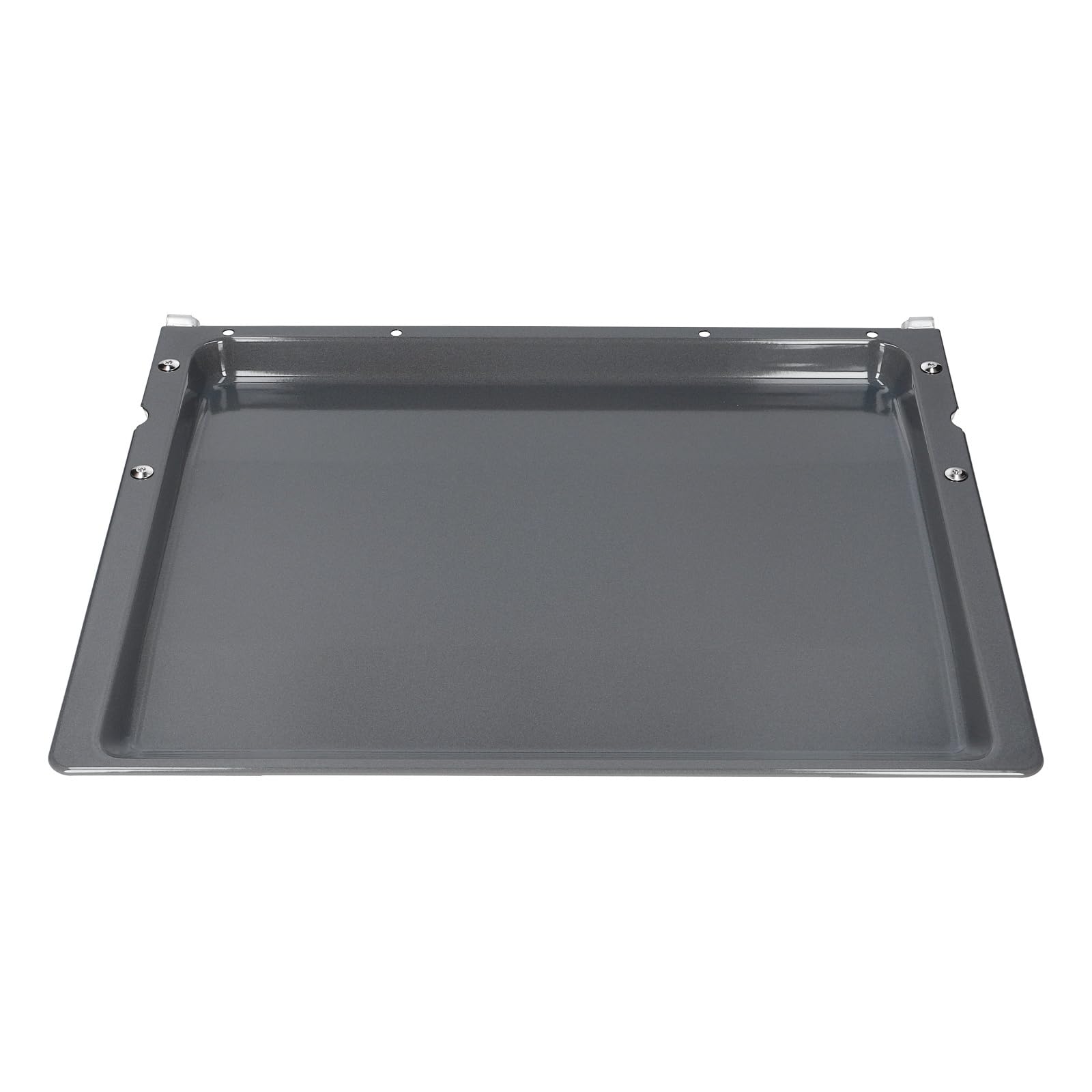 easyPART passend für BOSCH 00437875 Backblech SIEMENS 431x370x24mm | Emailliert, mit Trägern, für Backofen, HEZ341071, HZ24110, ActiveClean, Pyrolysefest, für Kuchen, Kompatibel mit Balay