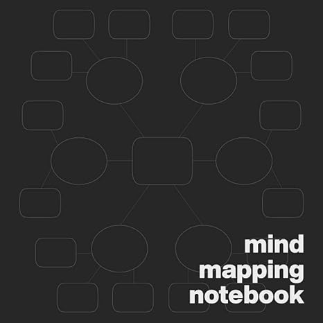 Mind Mapping Notebook: Square Size Mind Maps | Minimalist Black and ...