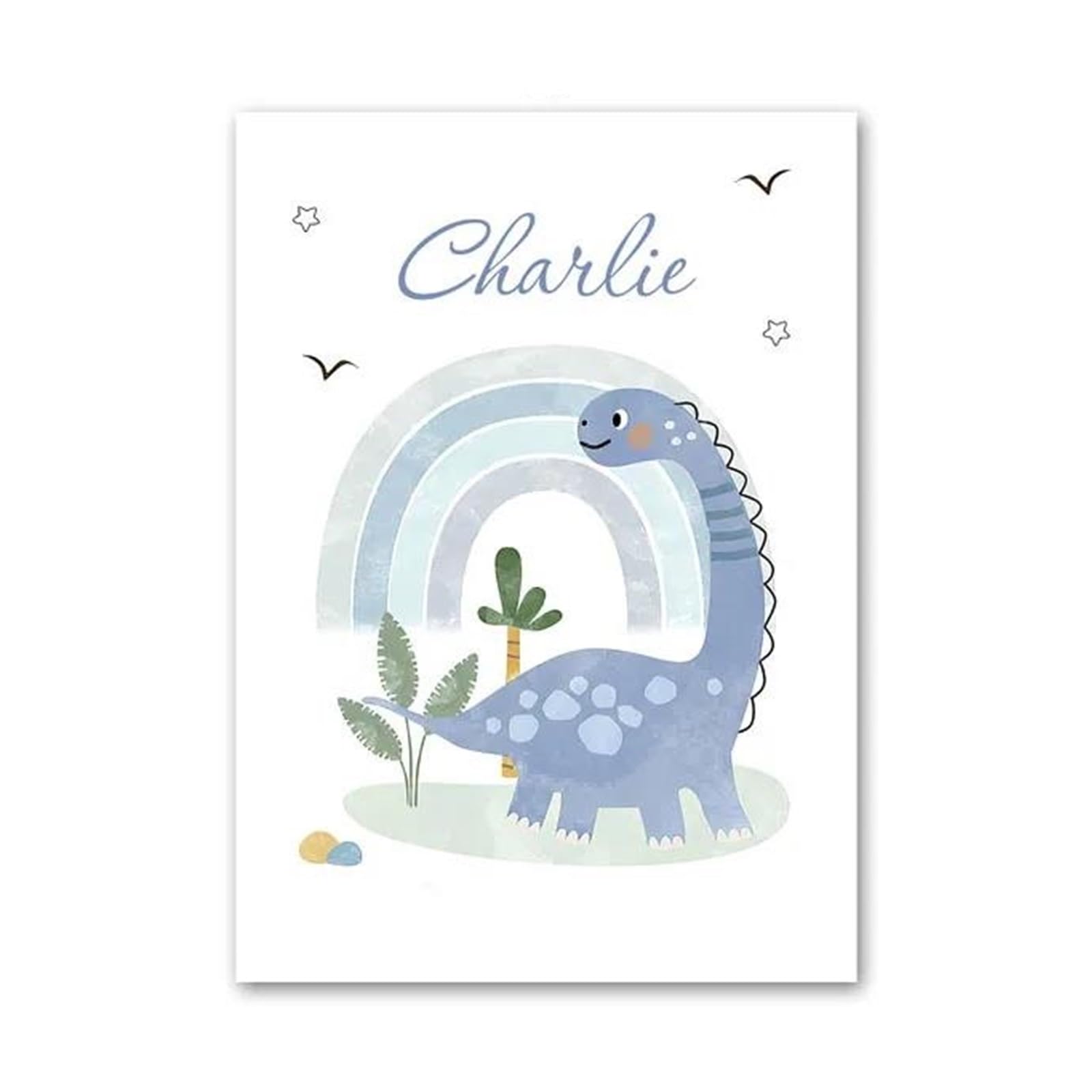Xenite V Wall Art Canvas Prints Brachiosaurus Dino Wall Art Canvas Painting No Frame Nordic Dinosaur Posters And Prints Pictures Baby Kids Room Decor(,50X70cm)