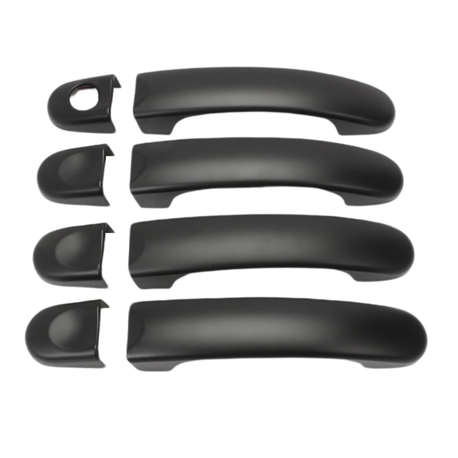 MHTGD 8 PCS Black Door Handle Cover for Transporter for T5 for T6 for Caddy for Van