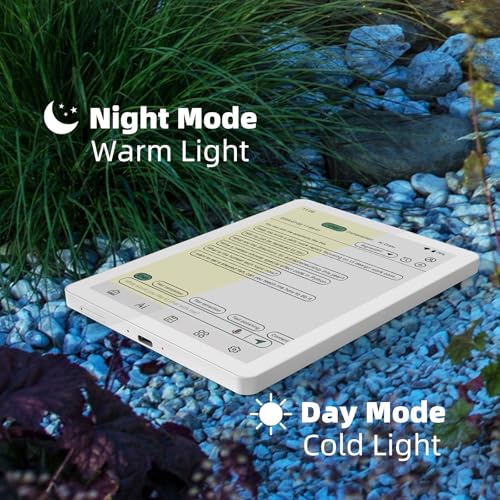 Image of Bigme B6 Color E-Book Reader, 6 Inch E-Paper Tablet, 4GB+64GB Storage, Android 14, White (White)