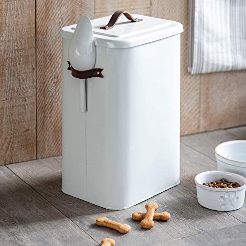 CKB LTD Grande boîte de rangement de nourriture pour animaux de compagnie avec pelle pour contenir...