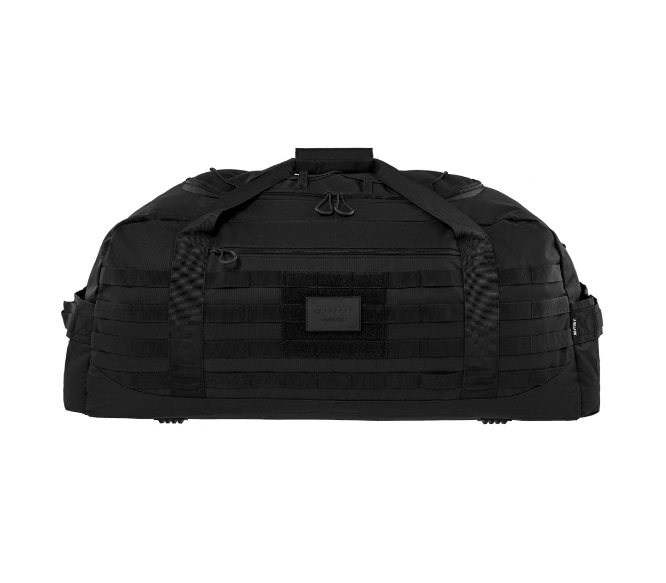 Tactical Garrison 100L Torba Duffle Czarna | Wojskowa Torba Taktyczna, Sportowa, Podróżna, MOLLE/PALS, Wytrzymała Torba na Sprzęt do Sportu, Campingu